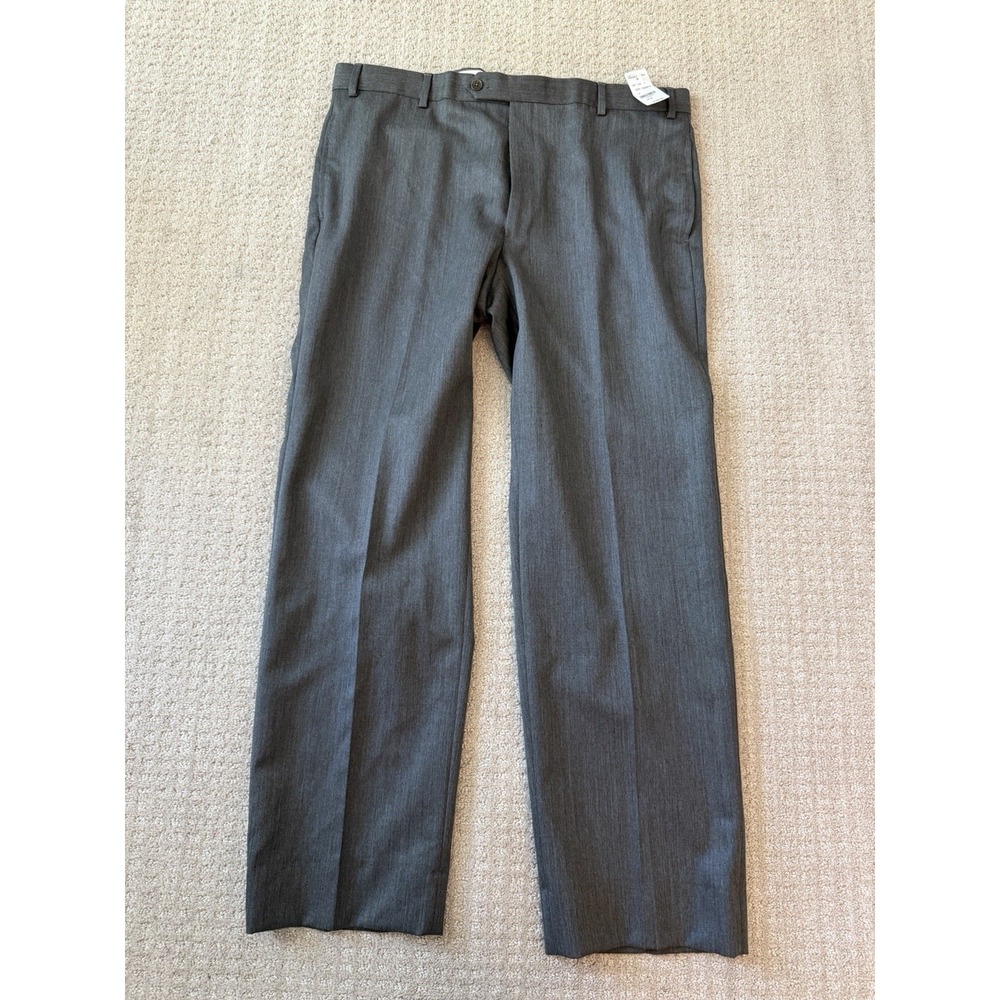 Brooks Brothers 346 Madison Fit Dress Pants Grey Wool  38x30 NEW w/ Tags